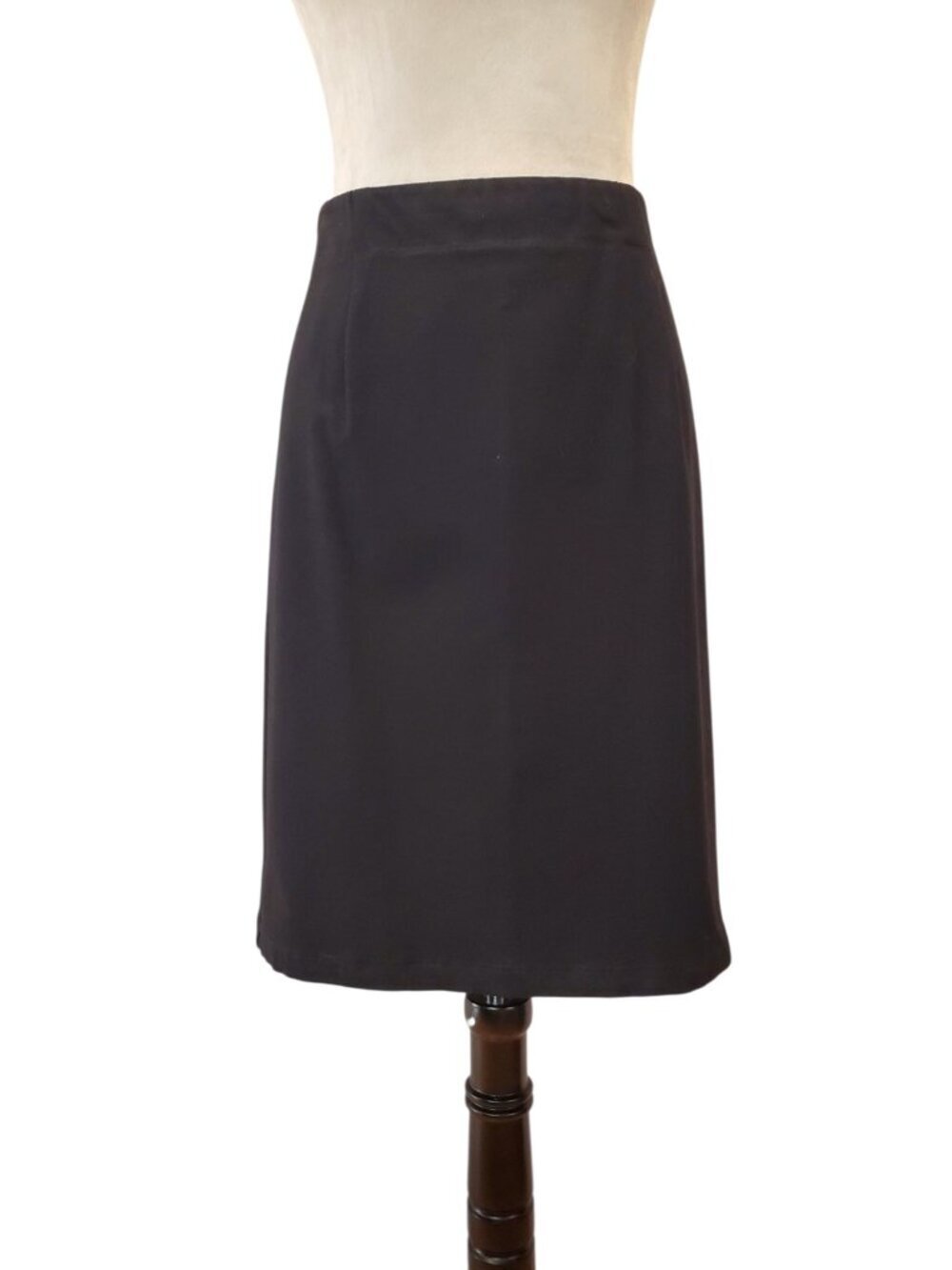 EILEEN FISHER Crepe Mini Skirt Washable Stretch in Black